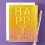 Preview: Spellbinders - Prägefolder "Beveled Happy Birthday" Embossingfolder