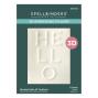 Preview: Spellbinders - Prägefolder "Beveled Hello" Embossingfolder