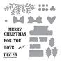 Preview: Spellbinders - Stempelset & Stanzschablone "Christmas Gifting" Clear Stamps & Dies