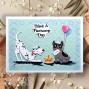 Preview: Creative Expressions - Stanzschablone "Mini Shadowed Sentiments Have A Paw-some Day" Craft Dies Design by Sue Wilson