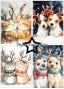 Preview: Paper Favourites - Designpapier "Christmas Cats & Dogs" Paper Pack A5 - 24 Bogen