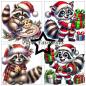 Preview: Paper Favourites - Designpapier "Christmas Raccoons" Paper Pack 12x12 Inch 8 Bogen