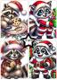 Preview: Paper Favourites - Designpapier "Christmas Raccoons" Paper Pack A5 - 24 Bogen