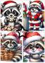 Preview: Paper Favourites - Designpapier "Christmas Raccoons" Paper Pack A5 - 24 Bogen