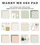 Preview: Echo Park - Designpapier "Marry Me" Paper Pack 6x6 Inch - 25 Bogen