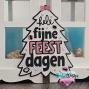 Preview: Carlijn Design - Stanzschablone "Kerstboom + kerstwens" Dies 