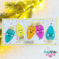 Preview: Carlijn Design - Stanzschablone "Festive Friends" Dies 