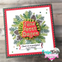 Preview: Carlijn Design - Stempelset "Kerstversiering" Clear Stamp 