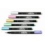 Preview: Tombow "Pastel" Brush Pen Fudenosuke Set - weiche Spitze