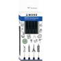 Preview: Tombow - Fineliner "Black" MONO Drawing Pen Set 005,01,03,05