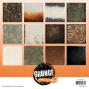 Preview: Studio Light - Designpapier "Background Papers Grunge" Paper Pack 20,3x20,3 cm - 36 Bogen