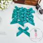 Preview: Dress My Craft - Satin Schleifen "Rama Green" Satin Ribbon Bows