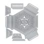 Preview: Tonic Studios - Stanzschablone "crystal container Hexagon base" Dies 