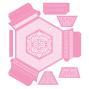 Preview: Tonic Studios - Stanzschablone "crystal container Hexagon base" Dies 