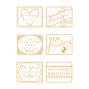 Preview: Tonic Studios - Stempelset "Rectangular sentiment" Clear Stamps