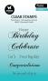 Preview: Studio Light - Stempelset "Celebrate" Clear Stamps