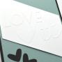 Preview: Vaessen Creative - Prägefolder "Love It" Embossingfolder