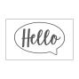 Preview: Vaessen Creative - Prägefolder "Hello" Embossingfolder