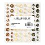 Preview: Spellbinders - Schmucksteine "Gold Flecked" Gemstones 72 Stück