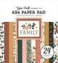 Preview: Echo Park - Designpapier "Family" Paper Pack 6x6 Inch - 24 Bogen