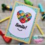 Preview: Carlijn Design - Stempelset "Retro Smileys " Clear Stamps