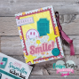 Preview: Carlijn Design - Stempelset "Retro Smileys " Clear Stamps