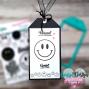 Preview: Carlijn Design - Stempelset "Retro Smileys " Clear Stamps