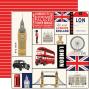 Preview: Carta Bella - Designpapier "London" Collection Kit 12x12 Inch - 12 Bogen  