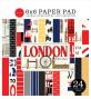 Preview: Carta Bella - Designpapier "London" Paper Pad 6x6 Inch - 24 Bogen