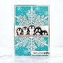 Preview: Crafters Companion - Stempelset & Stanzschablone "Penguins" Stamp & Dies