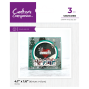 Preview: Crafters Companion - Stempelset & Stanzschablone "Snowmen" Stamp & Dies