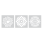 Preview: Crafters Companion - Schablone 5x5 Inch "Magnificent Mandalas" Stencil