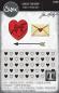 Preview: Sizzix - Stanzschablone & Prägefolder "Love Notes" Thinlits Craft Dies & Embossingfolder by #designer