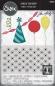 Preview: Sizzix - Stanzschablone & Prägefolder "Celebrate" Thinlits Craft Dies & Embossingfolder by #designer