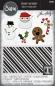 Preview: Sizzix - Stanzschablone & Prägefolder "Christmas Minis" Thinlits Craft Dies & Embossingfolder by #designer