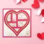 Preview: Nellie Snellen - Stanzschablone "Heart" Multi Frame Dies