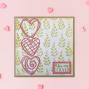 Preview: Nellie Snellen - Stanzschablone "Postal Stamps with Hearts" Shape Dies