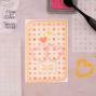 Preview: Nellie Snellen - Stanzschablone "Postal Stamps with Hearts" Shape Dies