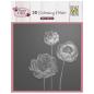 Preview: Nellie Snellen - Prägefolder "Flowers" 3D Embossing Folder 