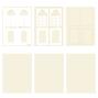 Preview: Piatek P13 - Light Chipboard Album Base w/Papers 6x8 Inch "Door"