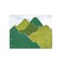 Preview: Piatek P13 - Light Chipboard Album Base w/Papers 8x8 Inch "Mountains"