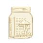 Preview: Piatek P13 - Stanzteile "Shaker base Jar" Chipboard Embellishments 