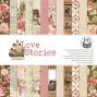 Preview: Piatek P13 - Designpapier "Love Stories" Paper Pack 6x6 Inch - 24 Bogen