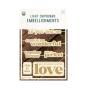 Preview: Piatek P13 - Stanzteile "Love Stories" Chipboard Embellishments 10