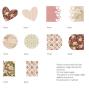 Preview: Piatek P13 - Light Chipboard Album Base w/Papers 6x6 Inch "Love Stories"