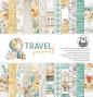 Preview: Piatek P13 - Designpapier "Travel Journal" Paper Pack 12x12 Inch - 12 Bogen