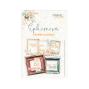 Preview: Piatek P13 - Stanzteile "Travel Journal" Die Cuts Ephemera Flower & Leaves 