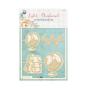 Preview: Piatek P13 - Stanzteile "Travel Journal" Chipboard Embellishments 02