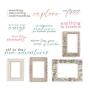 Preview: Piatek P13 - Stanzteile "Naturalist" Die Cuts Ephemera Frames and Words