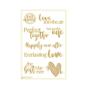 Preview: Piatek P13 - Stanzteile "Love and Lace" Chipboard Embellishments 06